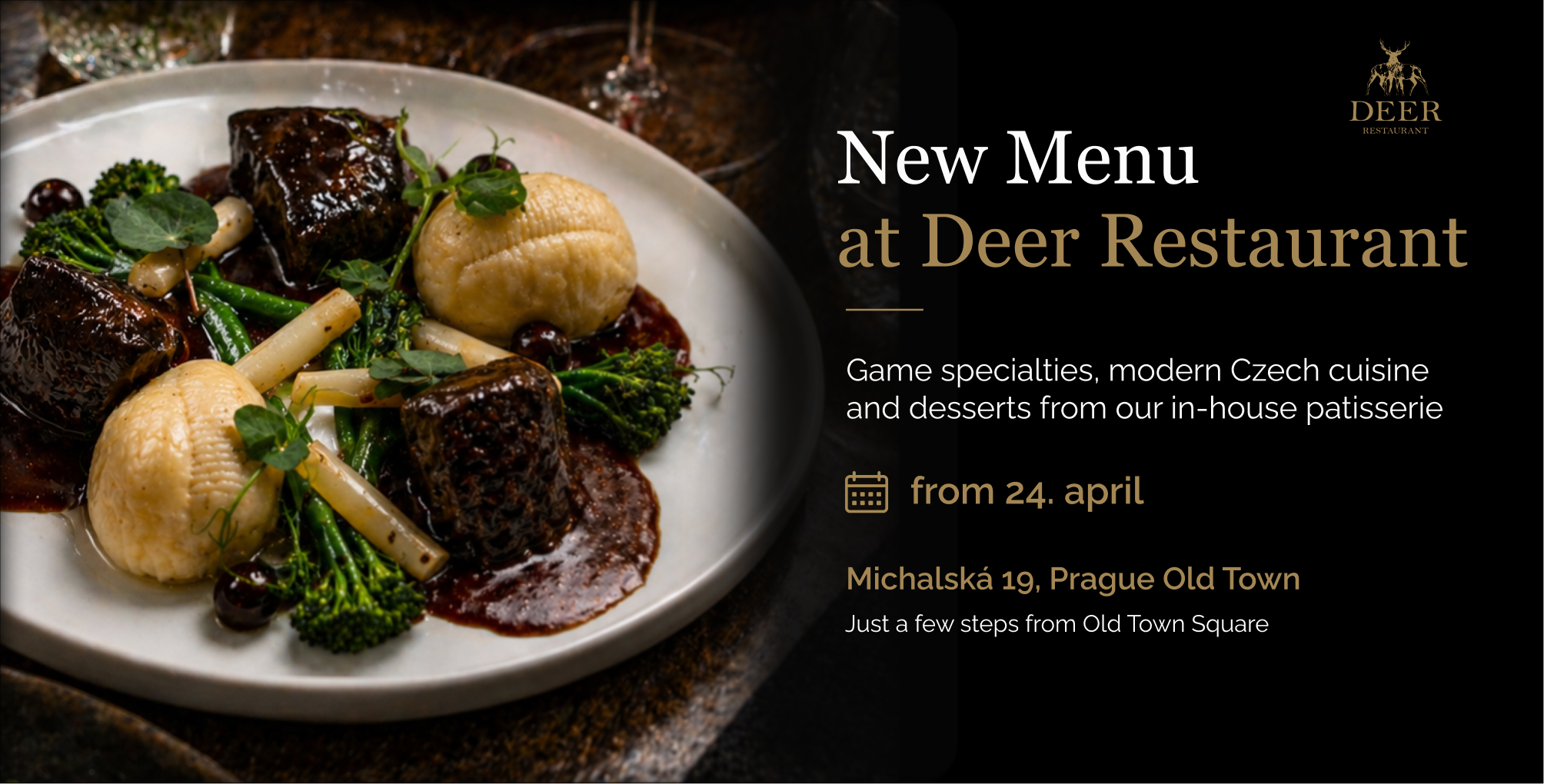 Fine dining in the center of Prague